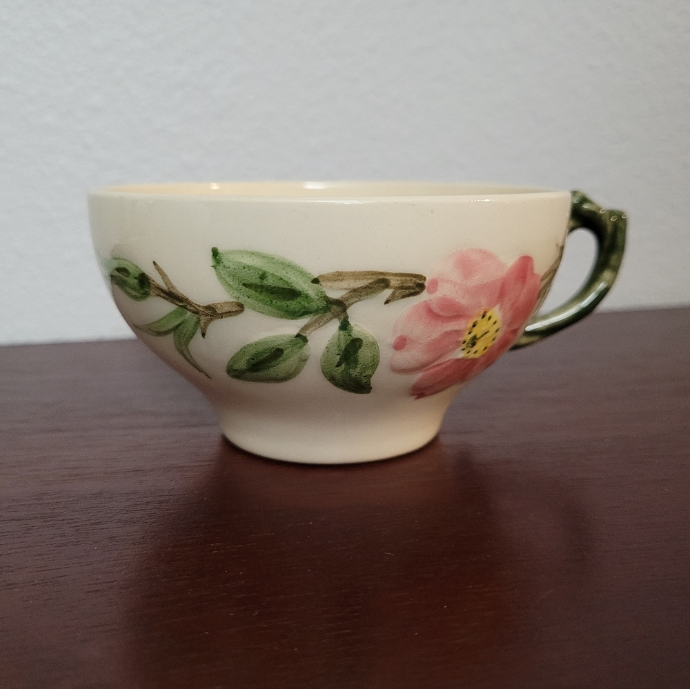 Vintage Franciscan Desert Rose Floral Tea and Coffee Cup with handle Please Read